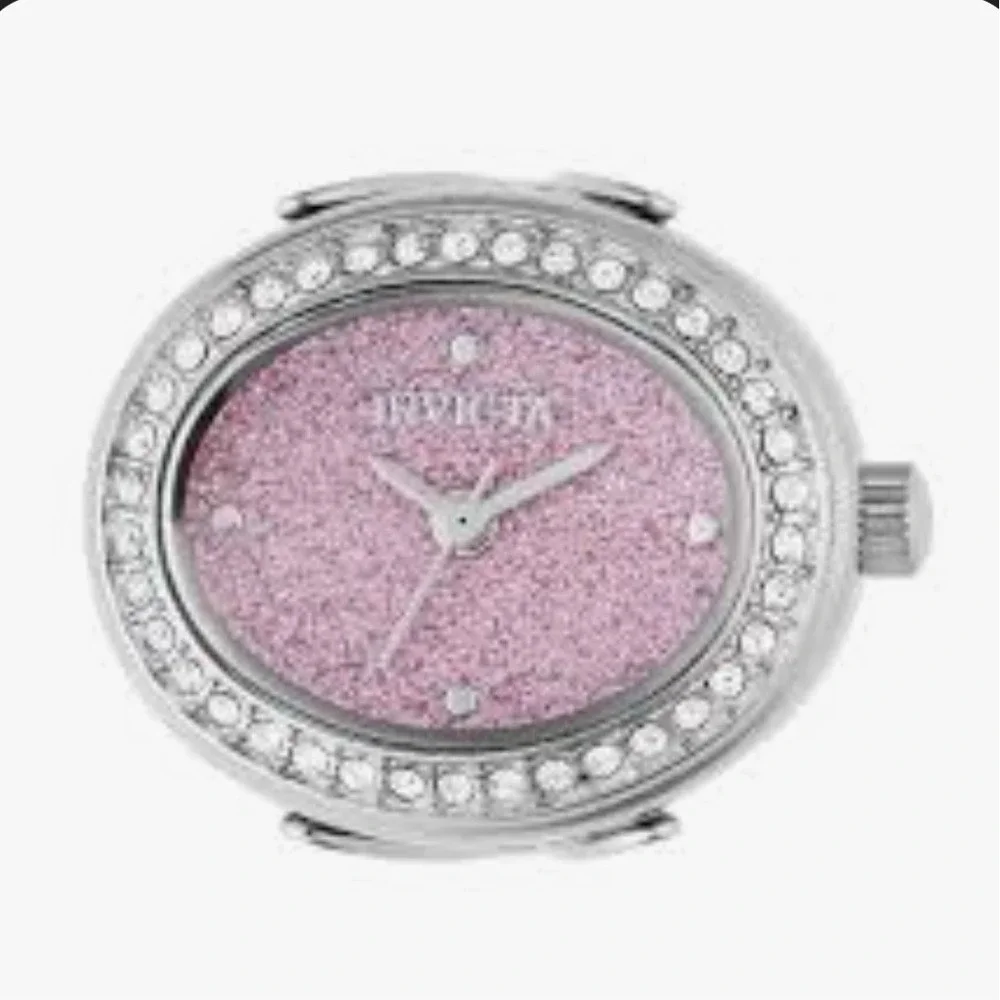 NEW Invicta Mini Angel Women's Ring Watch - 24mm, Silver (49595) #0567